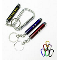 Compact Laser Pointer/ LED Flashlight & Carabiner